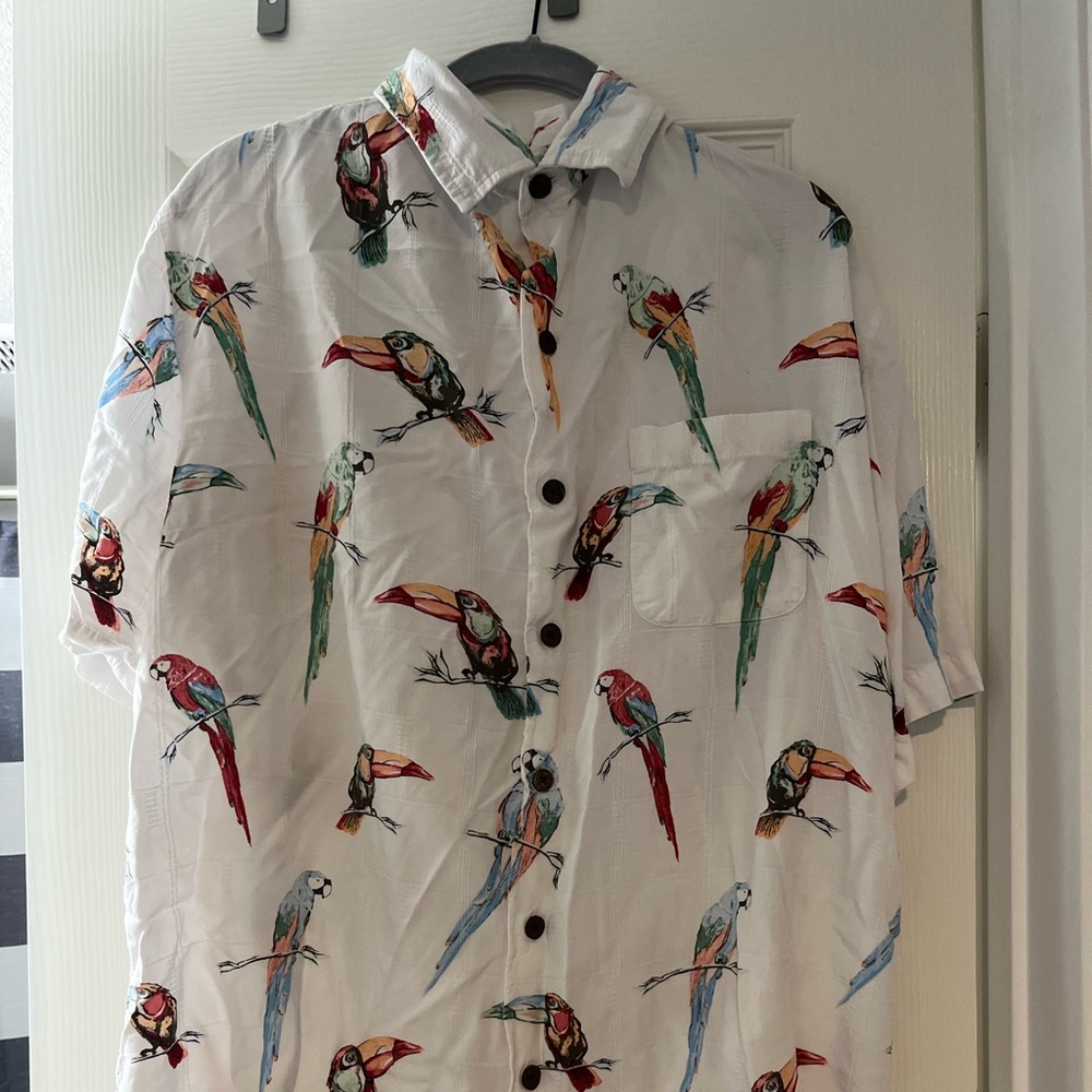 Caribbean Parrot Men’s Shirt New